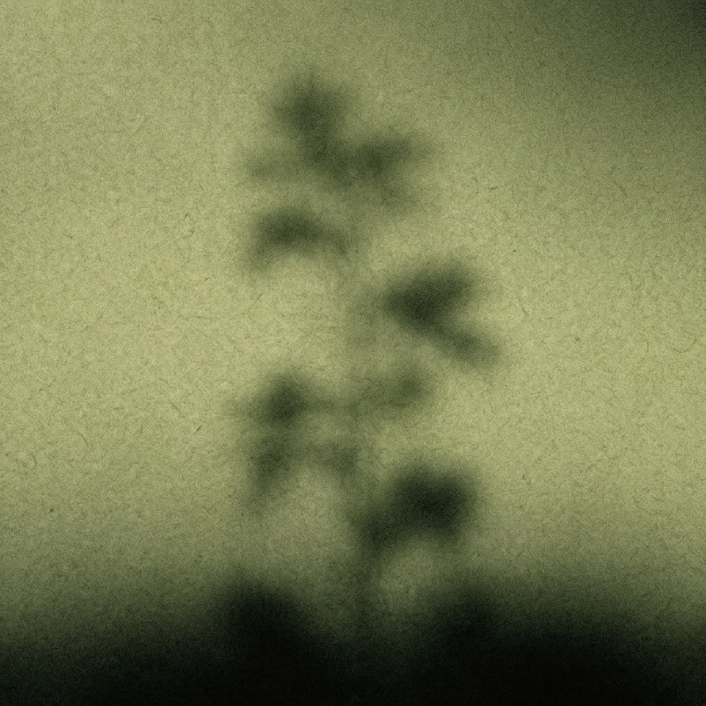 Architectural shadow on paper